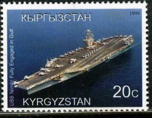 Kyrgyzstan 1999 AIRCRAFT USS NIMITZ 1 value Perforated Mint (NH)