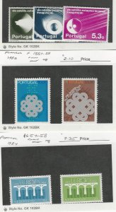 Portugal, Postage Stamp, #1201-3, 1557-8, 1657-8 Mint NH, 1974-84
