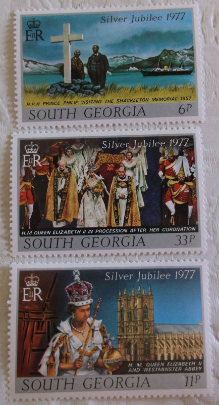 South Georgia 48-50 MNH Royalty, Antarctica Topical