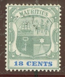 Mauritius #109 Unused Single