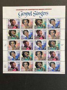 1998 American Music Series sheet Gospel Singers Sc# 3216-19