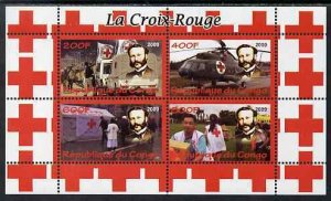 CONGO KIN. - 2009 - Red Cross - Perf 4v Sheet -MNH-Private Issue
