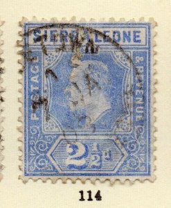 Sierra Leone 1912 Early Issue Fine Used 2.5d. NW-160113