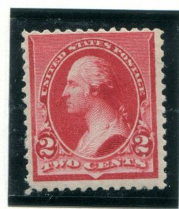 US Scott #220 Mint Hinged. Free Shipping.