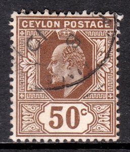 Ceylon - Scott #189 - Used - Pencil/rev. - SCV $7.75