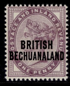 BRITISH BECHUANALAND QV SG33, 1d lilac, NH MINT.