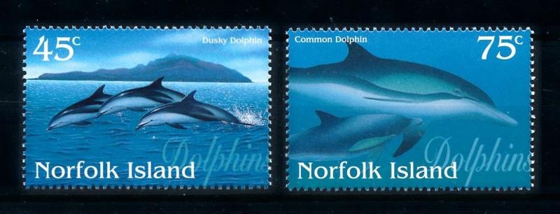 [90946] Norfolk Island 1997 Marine Life Dolphins  MNH