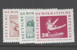 Germany/DDR Scott B44-46 mint