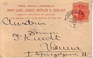 Great Britain, Government Postal Card