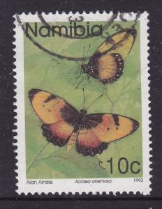 Namibia 1993 Butterflies- Acraea anemosa - 10c - used