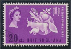 British Guiana SG 349 Fine Used (Sc# 271 see details)  Feeedom from Hunger