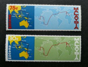 Completion Of Malaysia Hong Kong Link Of SEACOM Telephone Cable 1967 (stamp) MNH 