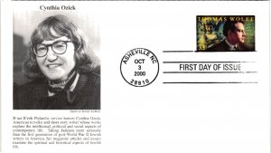 #3444 Thomas Wolfe – B’nai B’rith Cachet