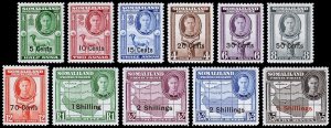 Somaliland Protectorate Scott 116-126 (1951) Mint NH VF Complete Set, CV$56.00 C