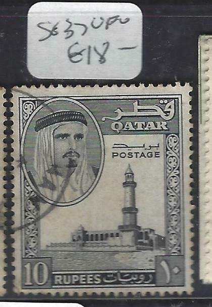 QATAR  (PP1806BB) 10R  SG 37    VFU