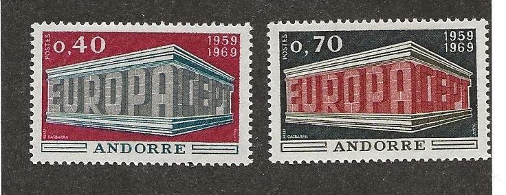 Andorra 188-9 Mint Never Hinged. Set.