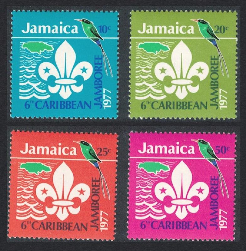 Jamaica Sixth Caribbean Scout Jamboree Jamaica 4v SG#434/37