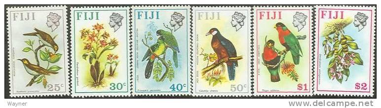 Fiji 1971-2 Birds Scott 305-320 MH top values MNH