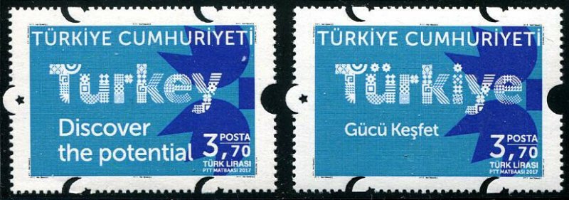 HERRICKSTAMP NEW ISSUES TURKEY Sc.# 3545-46 Discover the Potential