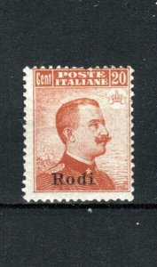 Italty - Dodecanese Islands (Rodi) 1917 20c Italy opt no wmk MH