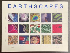 4710 Earthscapes MNH Sheet of 15 Forever stamps FV $9.45  2012 