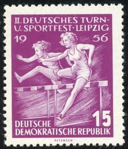 DDR Scott 299 Unused F-VFHOG - 2nd Sports Festival, Leipzig - SCV $2.10