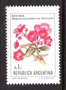 Argentina 1524 Flower MNH VF