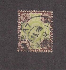 GREAT BRITAIN SC# 133 F-VF U 1902