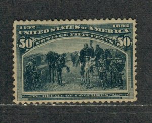 US Sc#240 M/F-VF, RG, Cv. $190