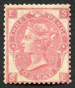 SG92 3d Cat £2,500 Rose Plate 4 Wmk Emblems (creased) Mounted MINT