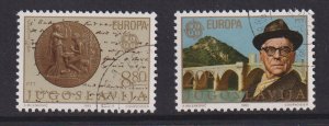 Yugoslavia   #1626-1627  cancelled   1983    Europa