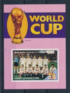 [44541] Gren. of St. Vincent Union Isl. 1986 World Cup Soccer Football  MNH S/S