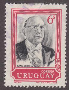 Uruguay 768 President Tomas Berreta 1969