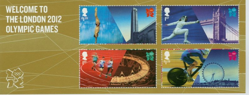 GB QEII 2012 Welcome to the London Olympic Games Miniature Sheet SG MS3341 U/M 