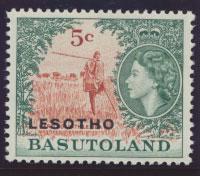Lesotho / Basutoland  Opt  SG 115B Mint Hinged 