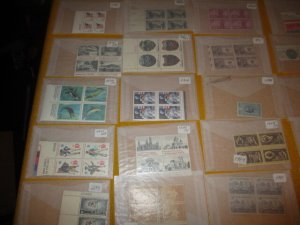 US COLLECTION IN PACKETS, ALL MINT MOSTLY MNH