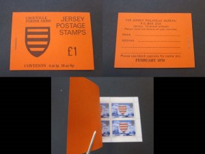 Jersey 1978 Sc 140a Booklet MNH