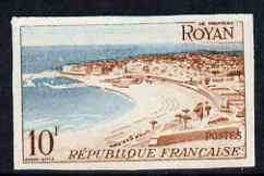 France 1954-58 View of Royan 10f from Views set of 8 IMPE...