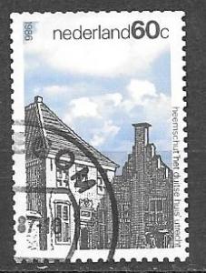 Netherlands 1986 German house, 60c used, Scott #682