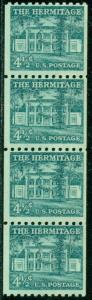 SCOTT # 1059 STRIP OF 4, MINT, OG, NH, FINE, GREAT PRICE!