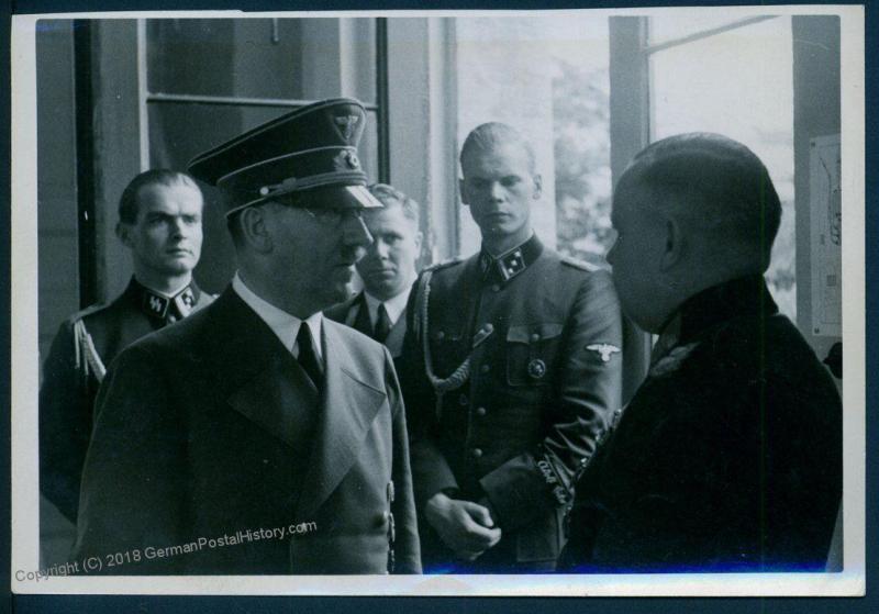 3rd Reich Germany Hitler LSSAH Original 7x5 Hoffmann Press Photo 23797