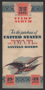 United States USED WAR SAVING BONDS ALBUM WITH STAMPS VF - BARNEYS