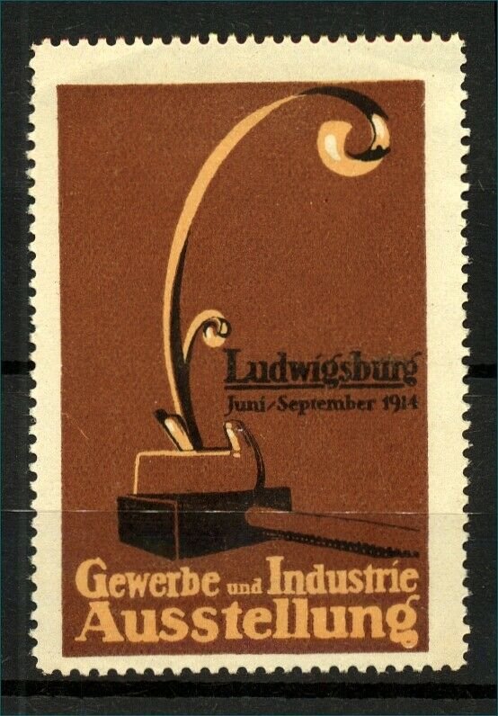 Germany 1914 Ludwigsburg Exhibition Label