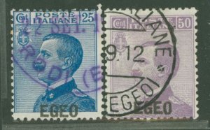 Aegean Islands/General Issue (EGEO) #1-2  Single (Complete Set)