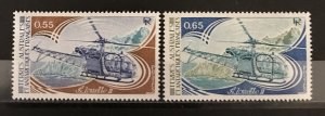 FSAT 1981-2 #95-6, Alouette II, MNH.