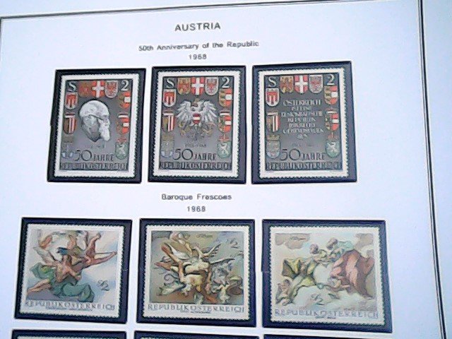 1968-69  Austria  MNH  full page auction