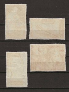 LAOS 1957 SG 70/73 MINT