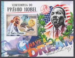 2016 Sao Tome and Principe 6975/B1244 Nobel laureates / Martin Luther King