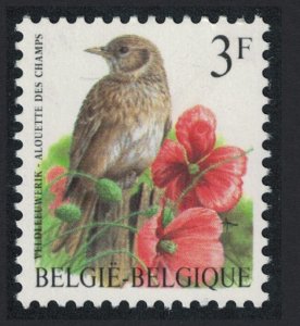 Belgium Eurasian Skylark Bird Buzin 'Alouette des champs' 3f 1997 MNH