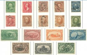US USED-F/VF STAMP COLLECTION, Several Pages, #63-311, Scott Cat Value $4850.00!